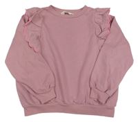 Starorůžová mikina s volánky H&M