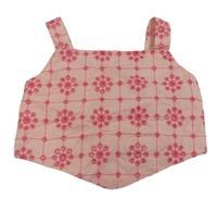 Světlerůžový madeirový crop top Primark