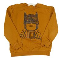 Hnědá mikina s Batmanem H&M