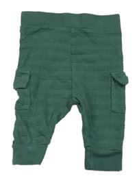 Zelené vzorované tepláky s kapsami Primark