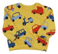 Žlutá mikina s auty Primark