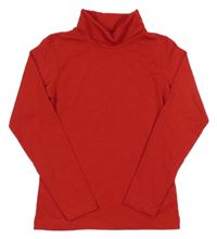 Červené triko s rolákem 