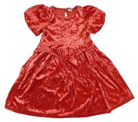 Červené sametové šaty Pep&Co