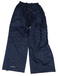 Tmavomodré šusťákové funkční kalhoty Mountain Warehouse