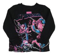 Černé pyžamové triko se Spidermanem George