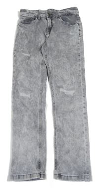 Šedé melírované skinny rifle C&A
