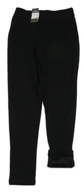 Nové - Černé zateplené legíny Primark