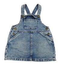 Modré laclové riflové šaty Next