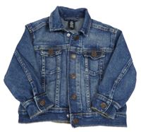 Tmavomodrá riflová bunda H&M