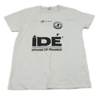 Bílé tričko s nápisy 