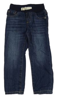 Tmavomodré rifle s úpletovým pasem GAP