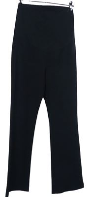 Dámské černé těhotenské zvonové kalhoty H&M