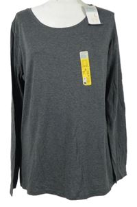 Nové - Dámské šedé triko Primark 