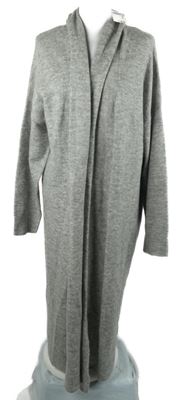 Nové - Dámský šedý svetrový dlouhý cardigán Primark 
