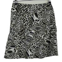 Dámská černo-šedá vzorovaná sukně Charles Vögele