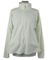 Dámská smetanová fleecová propínací mikina 