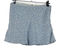 Dámská bílo-modrá kytičkovaná sukně H&M