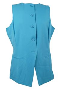 Nové - Dámská světlemodrá společenská vesta Primark 