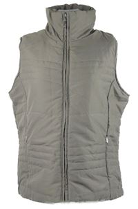 Dámská hnědá šusťáková zateplená vesta TIGI 