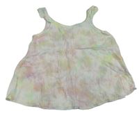 Barevný mušelínový crop top Matalan