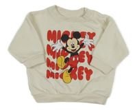 Smetanová mikina s Mickey Mousem Disney