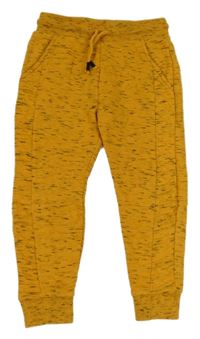 Žluté melírované tepláky F&F