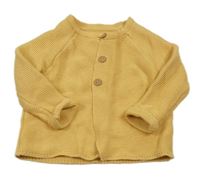 Světleokrový propínací svetr George