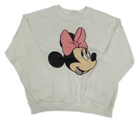 Bílá mikina s Minnie H&M