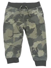Bézovo-šedé vzorované tepláky Primark