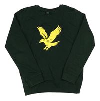 Khaki mikina s orlem Lyle&Scott 