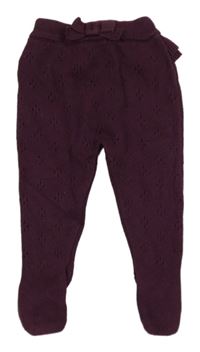 Lilkové pletené tepláky s volánkem George