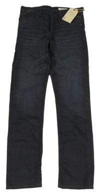 Nové - Černo-modré rifle H&M vel.164