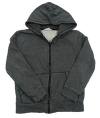 Šedá propínací mikina s kapucí H&M