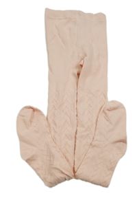 Světlerůžové vzorované punčocháče H&M