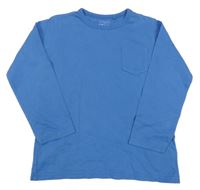 Modré triko s kapsou Next 