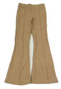 Béžové flare legíny Zara