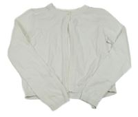 Bílé svetrové třpytivé bolerko