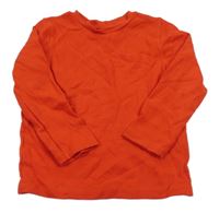 Červené vzorované triko Tu