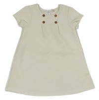 Smetanové vzorované teplákové šaty Orchestra