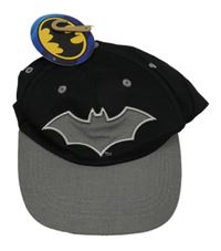Nové - Černo-šedá plátěná kšiltovka s Batmanem 