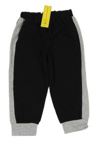 Nové - Černo-šedé tepláky Shein