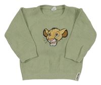 Světlezelený svetr se Simbou Disney