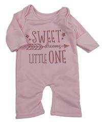 Světlerůžový overal s nápisem Shein