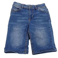 Modré skinny riflové kraťasy Denim Co.