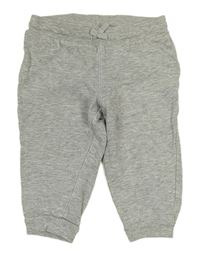 Šedé melírované tepláky H&M