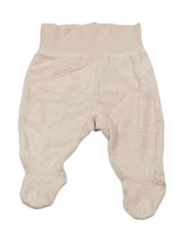 Pudrové vzorované sametové polodupky C&A