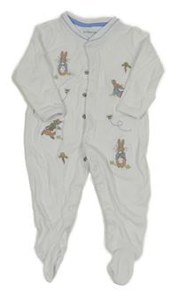 Bílý overal s králíčky - Peter Rabbit Jojo Maman Bébé