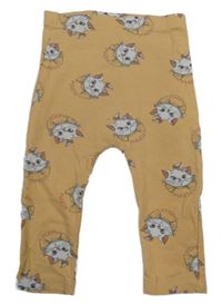 Karamelové turecké legíny s kočičkami Marií George