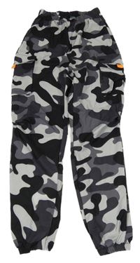 Army cargro cuff šusťákové kalhoty 