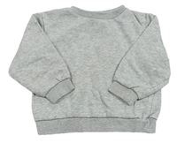 Šedá melírovaná mikina H&M